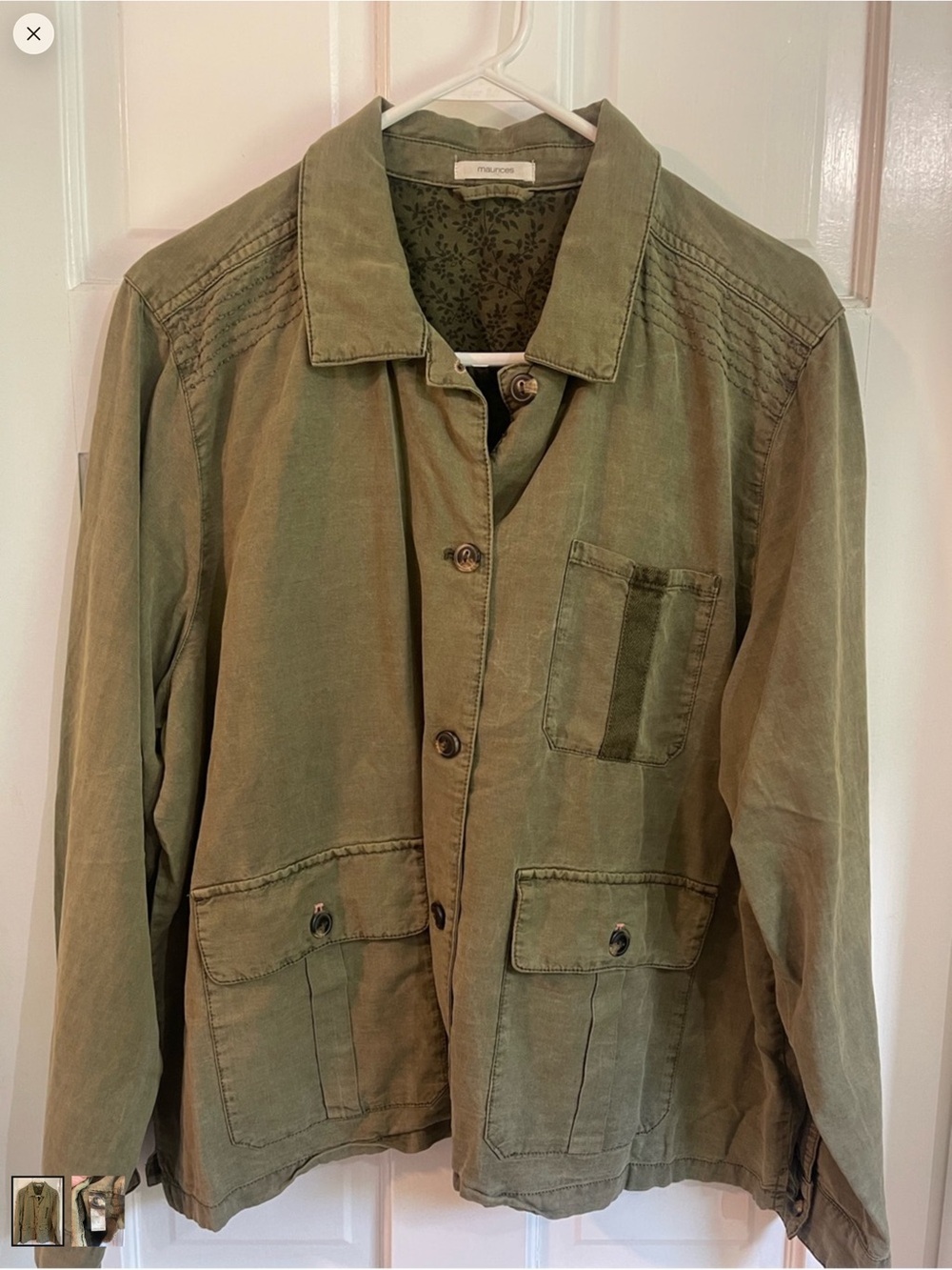 Maurices Green Utility Jacket